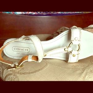 Coach wedge sandals